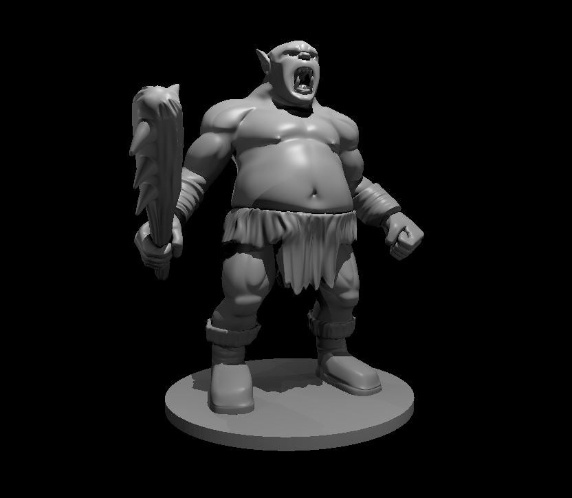 3D Printed Ogre Statue
