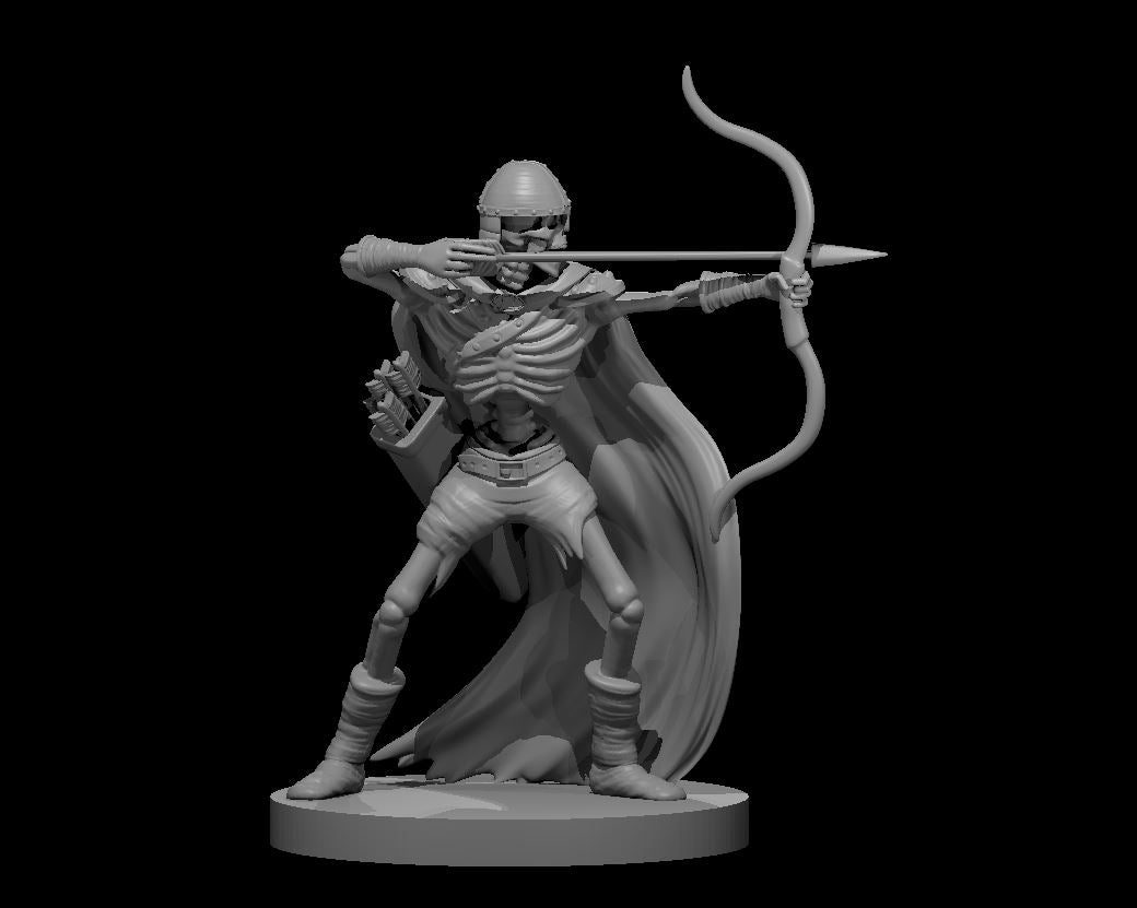 Printed Skeleton Statue