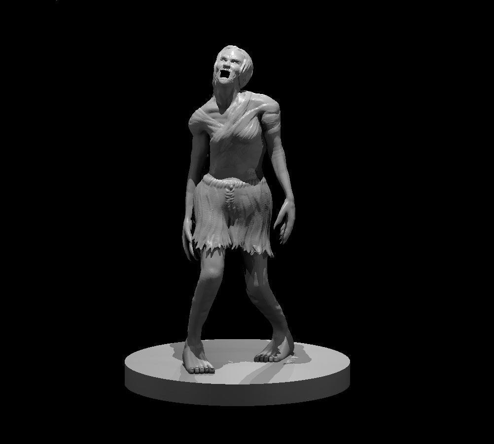 Zombies Printed Resin Statue